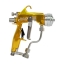 Portable middle pressure air mix spray gun